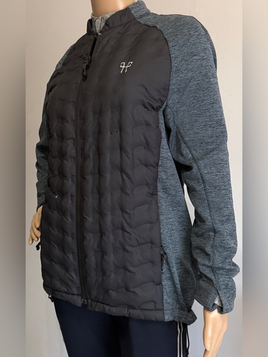 Horse Pilot Jackets & Blazers - Horse Pilot Hybrid Insulated Riding Jacket Women’s Small Gray Black Full Zip Tec